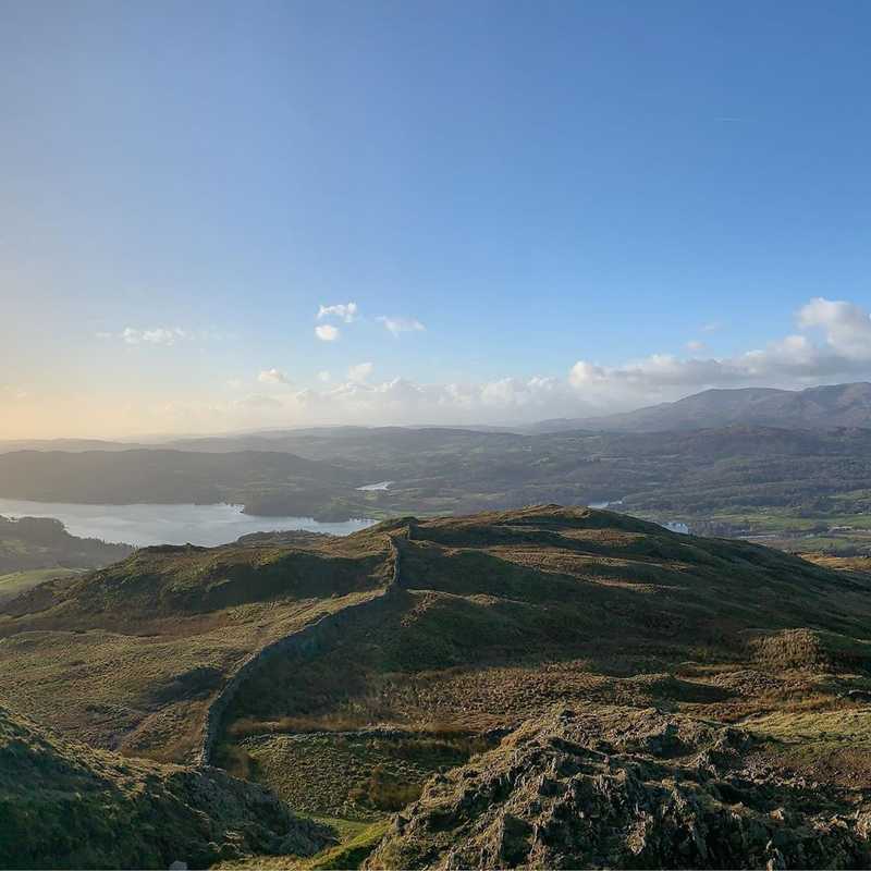 Wansfell Pike looking out over Windermere